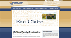Desktop Screenshot of midwestfamilybroadcasting.com