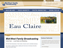 Tablet Screenshot of midwestfamilybroadcasting.com